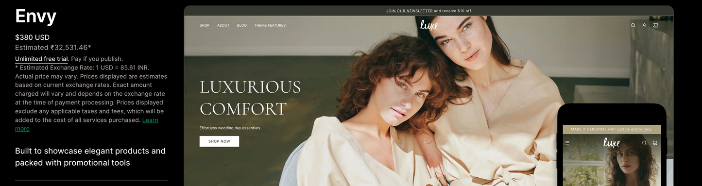 Premium Shopify Themes Bundle worth Rs 5L+