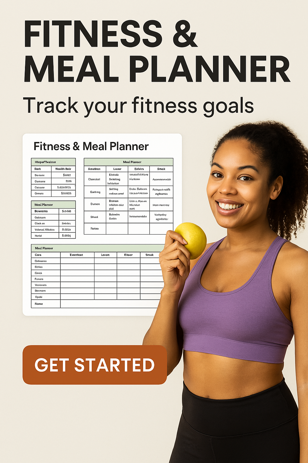 FITNESS AND MEAL PLANNER